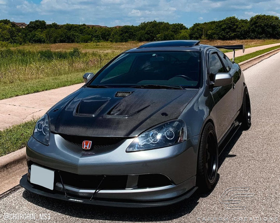 2002-2006 Acura RSX Carbon Creations Dritech Type M Hood - 1 Piece