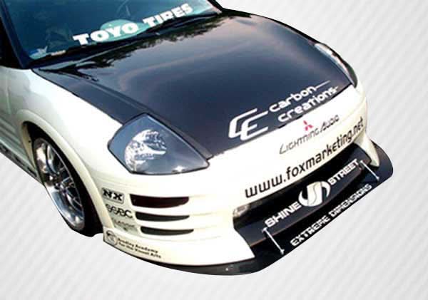Universal Front Lip Under Spoiler Air Dam - Carbon Fiber