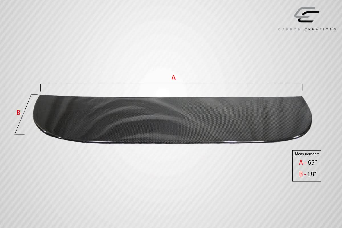 Universal Front Lip Under Spoiler Air Dam - Carbon Fiber
