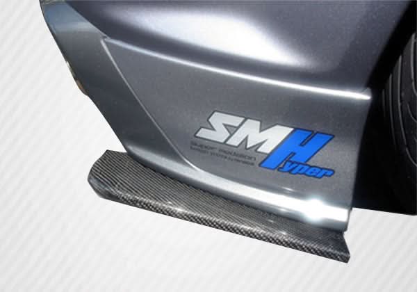 Universal 2 Piece Carbon Fiber Rear Splitters