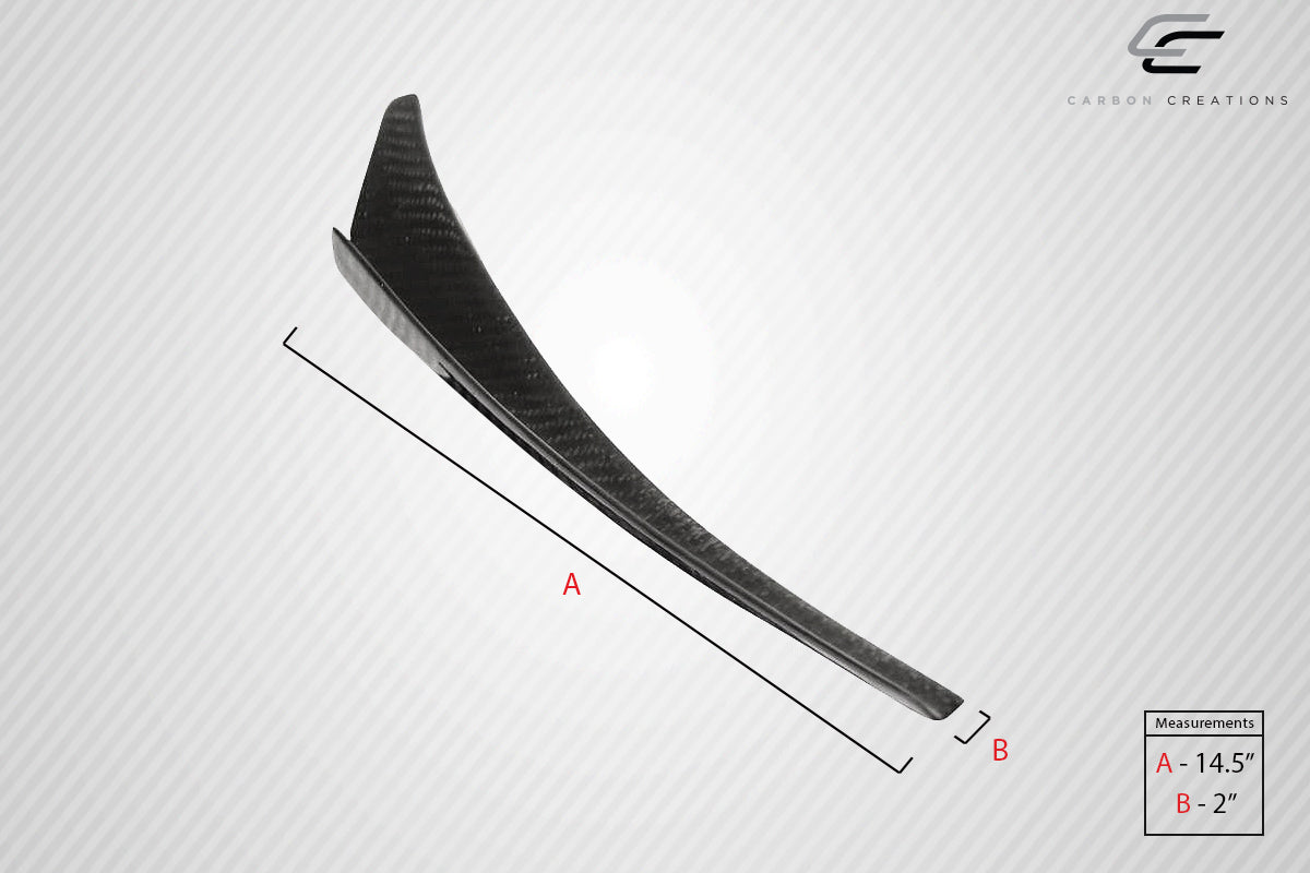 Universal Carbon Creations Type 1 Fuel Canards - 4 Piece