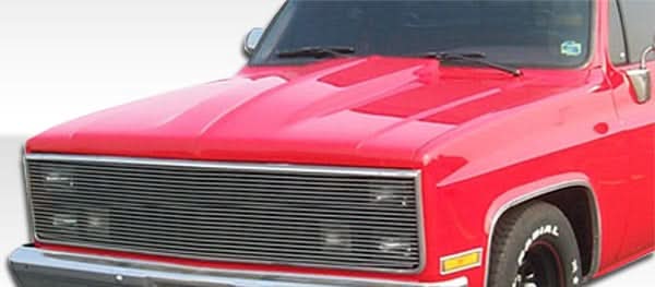 1981-1991 Chevrolet GMC C/K/R/V Series Cowl Style Hood - FRP