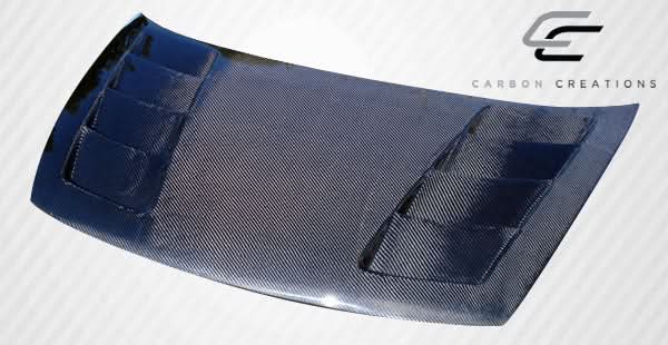 2006-2011 Honda Civic 2DR Circuit Style Hood - Carbon Fiber