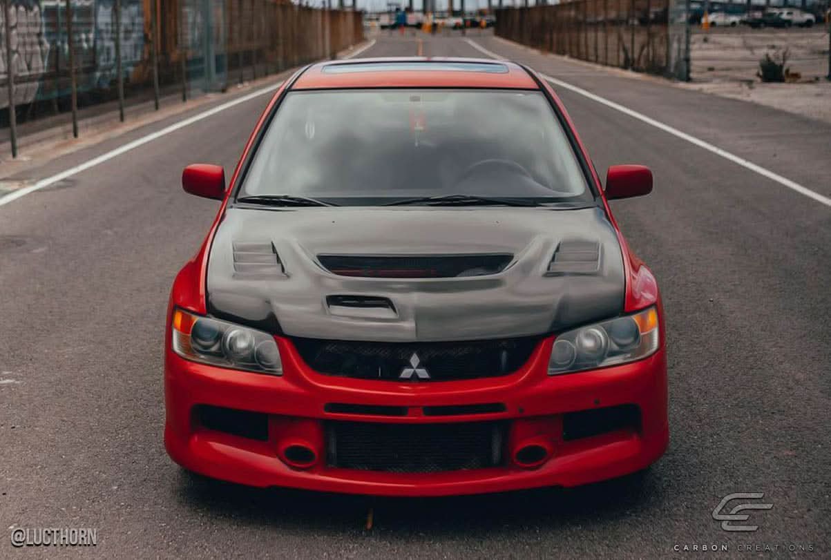 2003-2006 Mitsubishi Lancer Evolution 8 9 C-1 Style Hood - Carbon Fiber