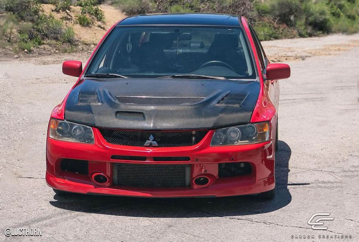2003-2006 Mitsubishi Lancer Evolution 8 9 C-1 Style Hood - Carbon Fiber