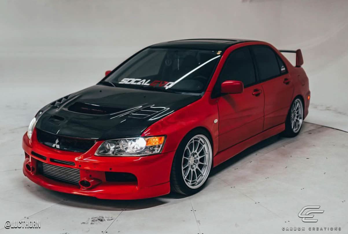 2003-2006 Mitsubishi Lancer Evolution 8 9 C-1 Style Hood - Carbon Fiber