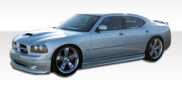 2006-2010 Dodge Charger VIP Style Side Skirts Rocker Panels - FRP