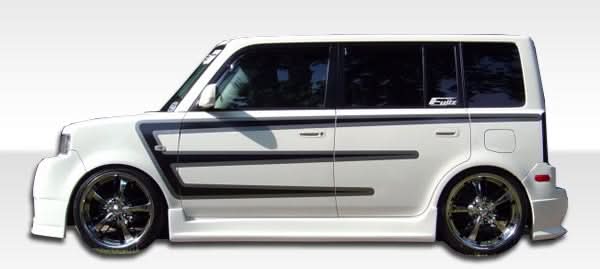 2004-2007 Scion xB Skyline Style Side Skirts - 2 Piece - FRP