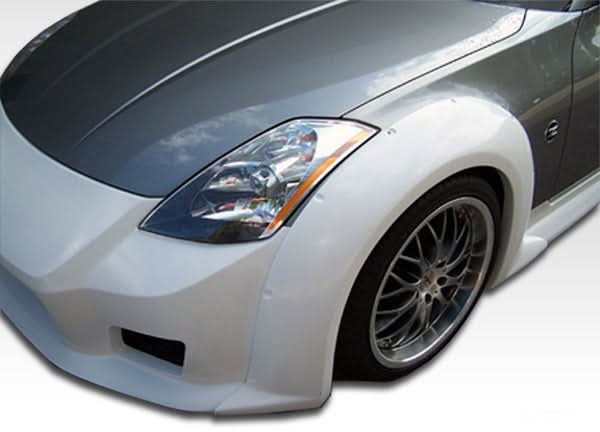 2003-2008 Nissan 350Z B-2 Style Wide Body Front Fenders - FRP