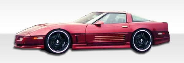 1984-1996 Chevrolet Corvette C4 GTO Style Side Skirts - 2 Piece - FRP