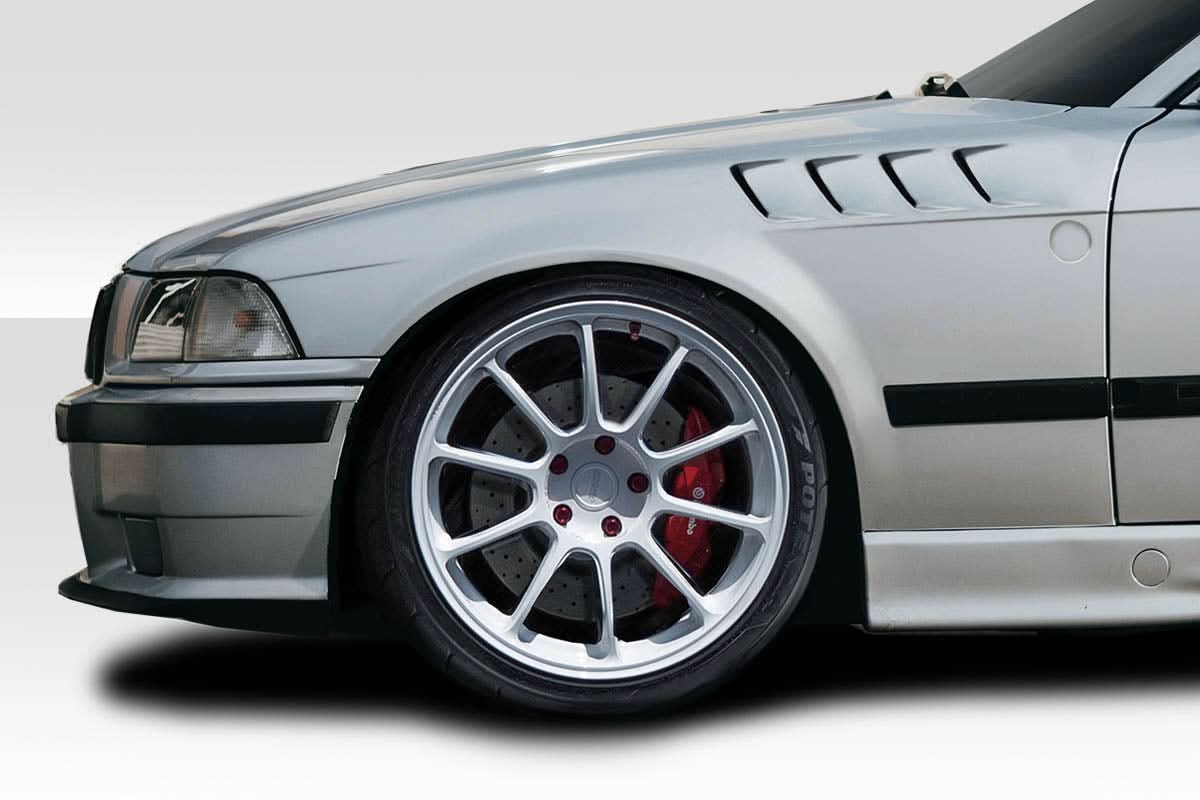 1992-1998 BMW 3 Series M3 E36 Z3 Style Fenders - 2 Piece - FRP