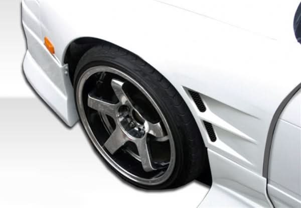 1989-1994 Nissan 240SX D-1 Sport Style Fenders (+40mm) - FRP
