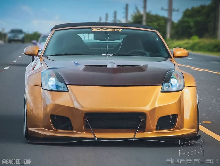 2003-2008 Nissan 350Z Z33 B-2 Style Body Kit 4 Piece - FRP