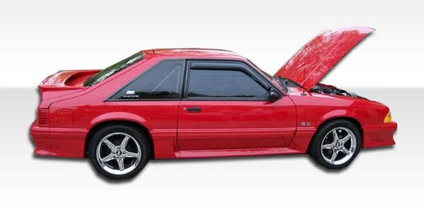 1979-1993 Ford Mustang Cobra R Style Side Skirts - 2 Piece - FRP