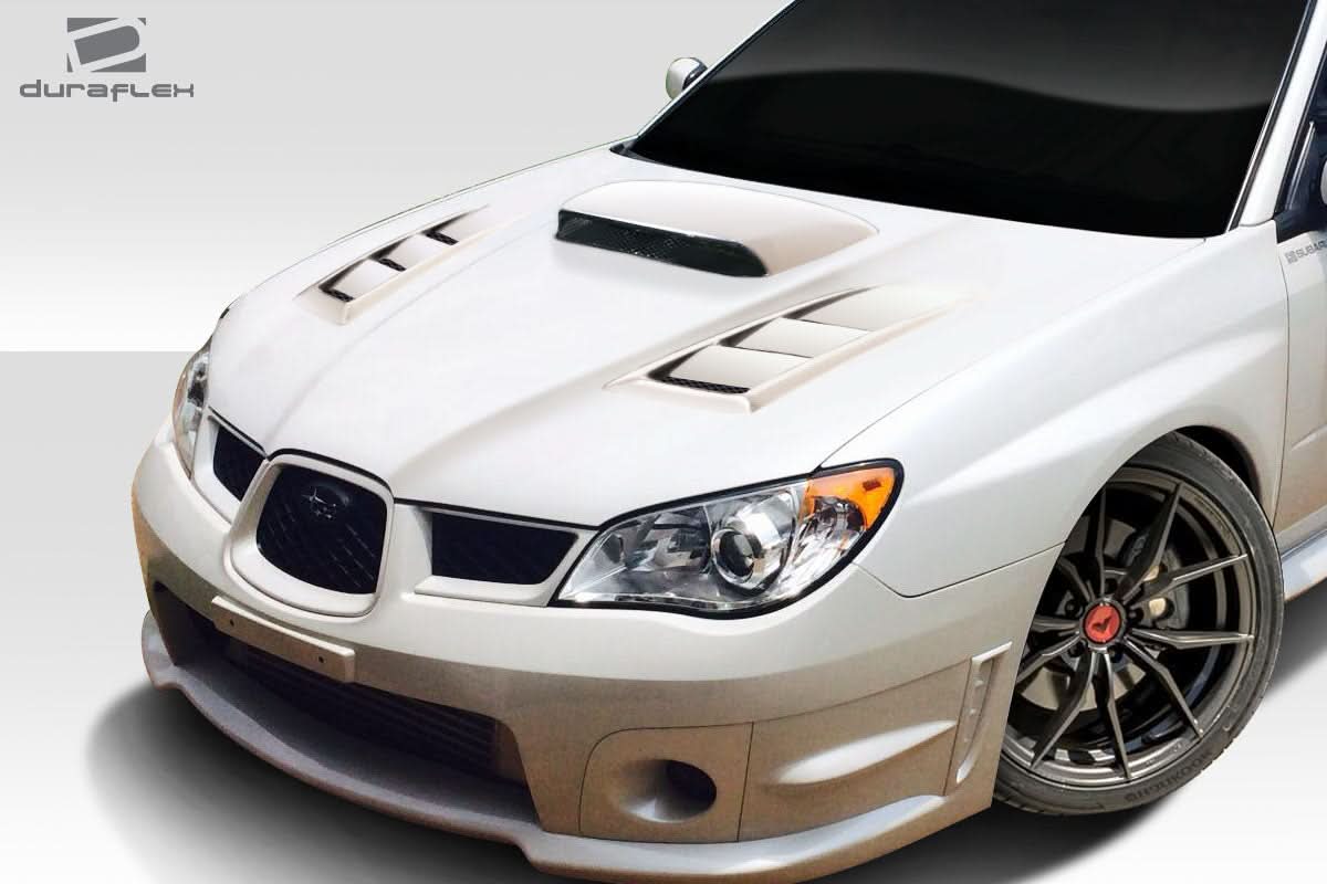2006-2007 Subaru Impreza WRX STI C-1 Style Hood - FRP