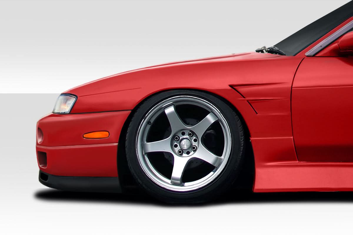 1995-1996 Nissan 240SX D-1 Sport Style Fenders - 2 Piece - FRP