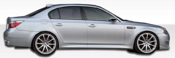 2004-2010 BMW 5 Series E60 M5 Look Side Skirts - 2 Piece - FRP