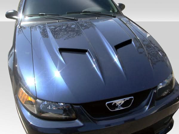 1999-2004 Ford Mustang Mach 2 Style Hood - FRP