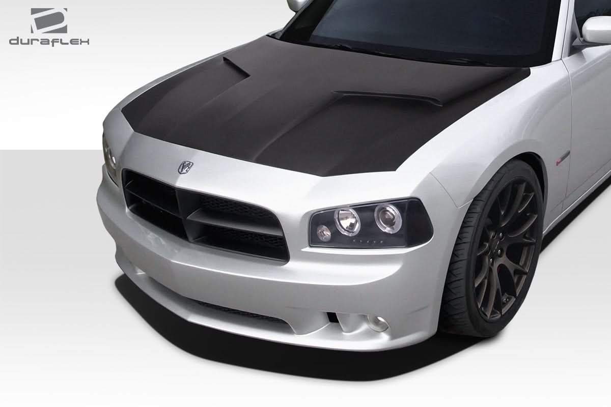 2006-2010 Dodge Charger Challenger Style Hood - FRP