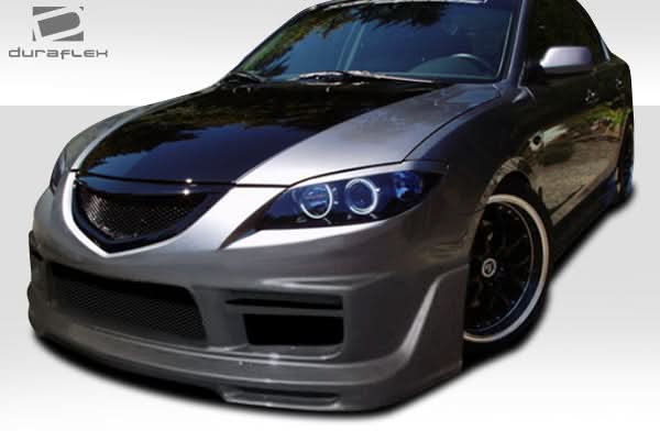 2004-2009 Mazda 3 K-2 Style Front Bumper Cover - FRP