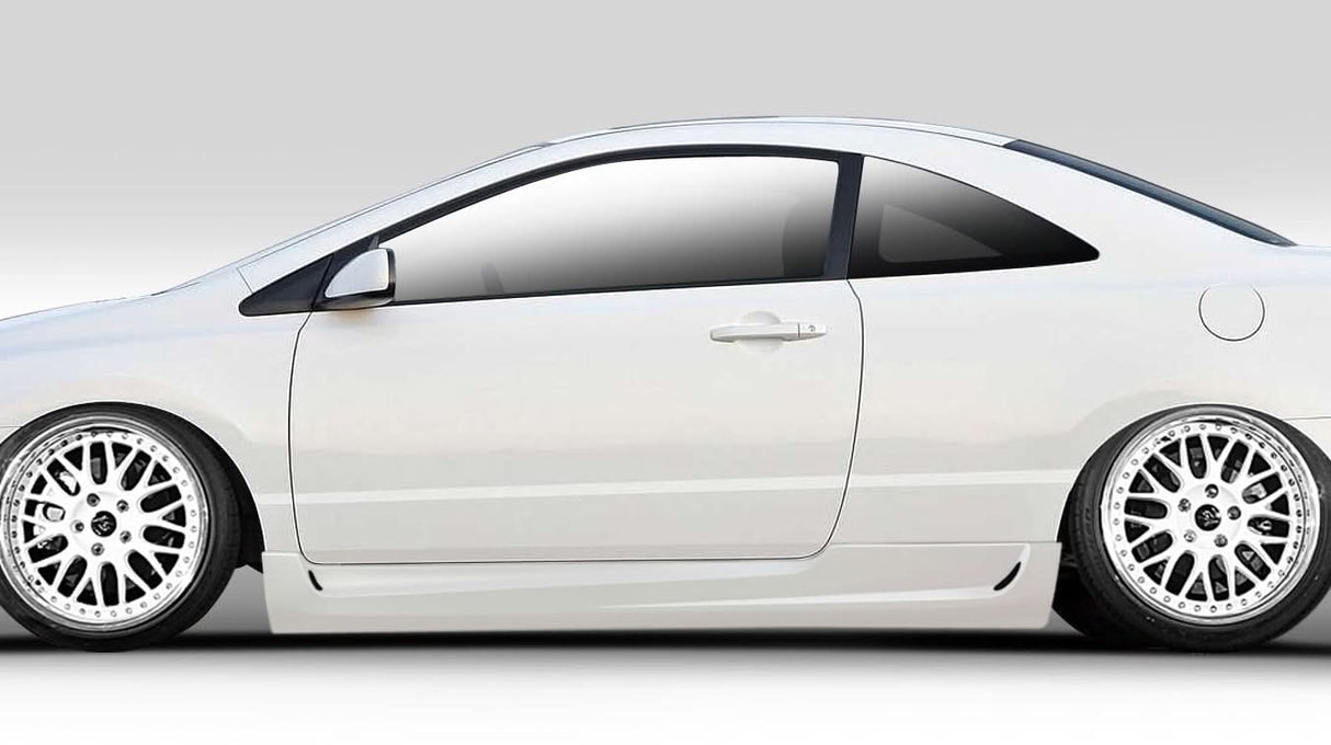 2006-2011 Honda Civic 2DR TR-N Style Side Skirts - FRP