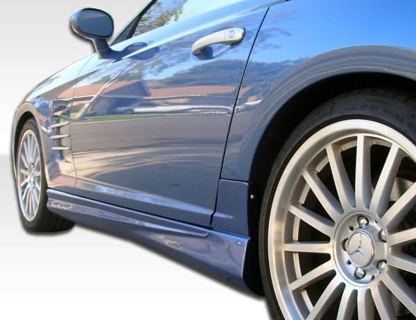 2004-2008 Chrysler Crossfire AMG Look Side Skirts - 2 Piece - FRP