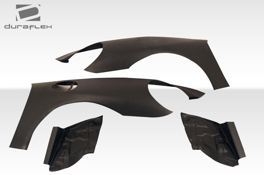 1999-2004 Porsche 911 Carrera 996 1997-2004 Porsche Boxster 986 Duraflex 997 GT-3 RS Conversion Fenders - 2 Piece