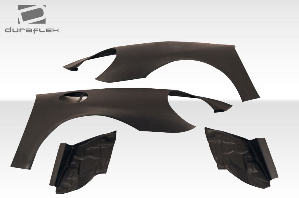 1997-2004 Porsche 911/Boxster 997 GT-3 RS Style Fenders - 2 Piece - FRP