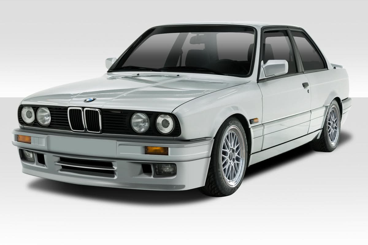 1988-1991 BMW 3 Series E30 M-Tech Style Body Kit - FRP