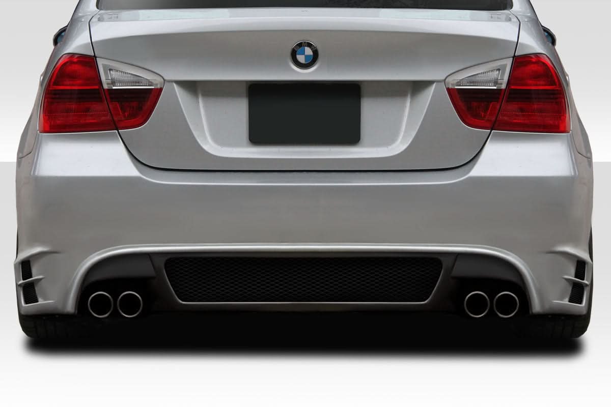 2006-2011 BMW 3 Series E90 R-1 Style Rear Bumper Cover - FRP