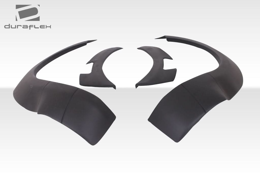 2003-2006 Porsche Cayenne G-Sport Style Wide Body Front Fender Flares - 4 Piece - FRP