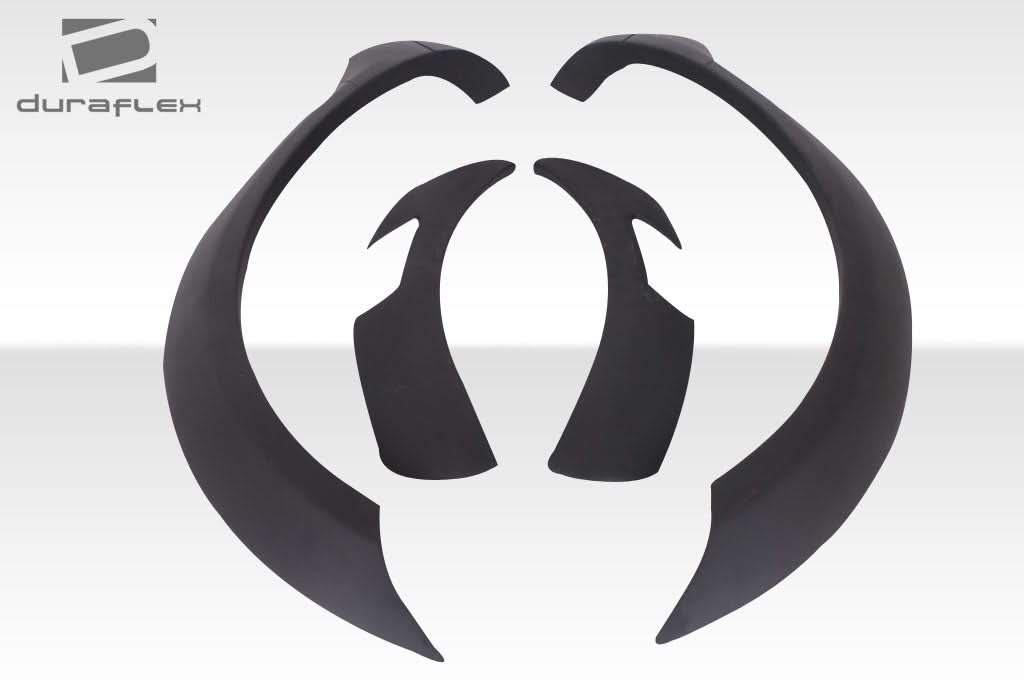 2003-2006 Porsche Cayenne G-Sport Style Wide Body Front Fender Flares - 4 Piece - FRP