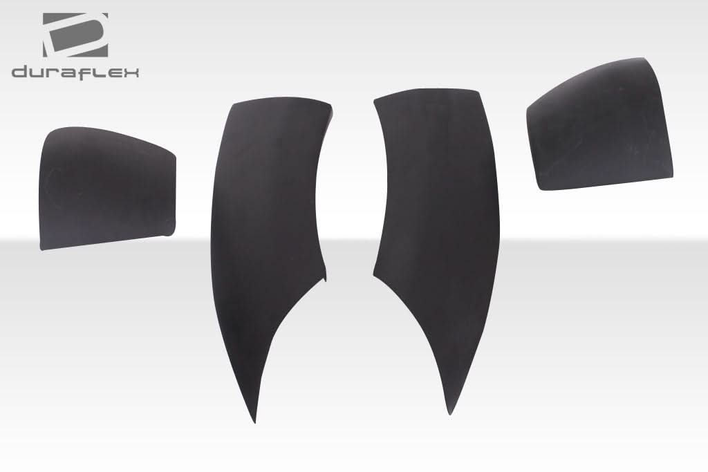 2003-2006 Porsche Cayenne G-Sport Style Wide Body Rear Fender Flares - 6 Piece - FRP