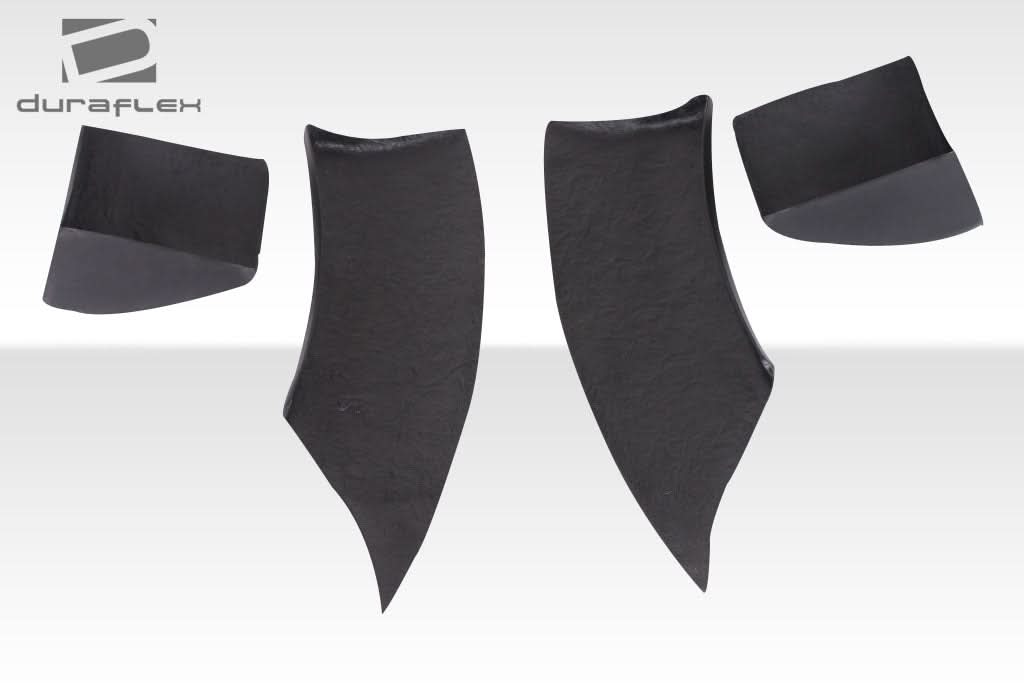 2003-2006 Porsche Cayenne G-Sport Style Wide Body Rear Fender Flares - 6 Piece - FRP