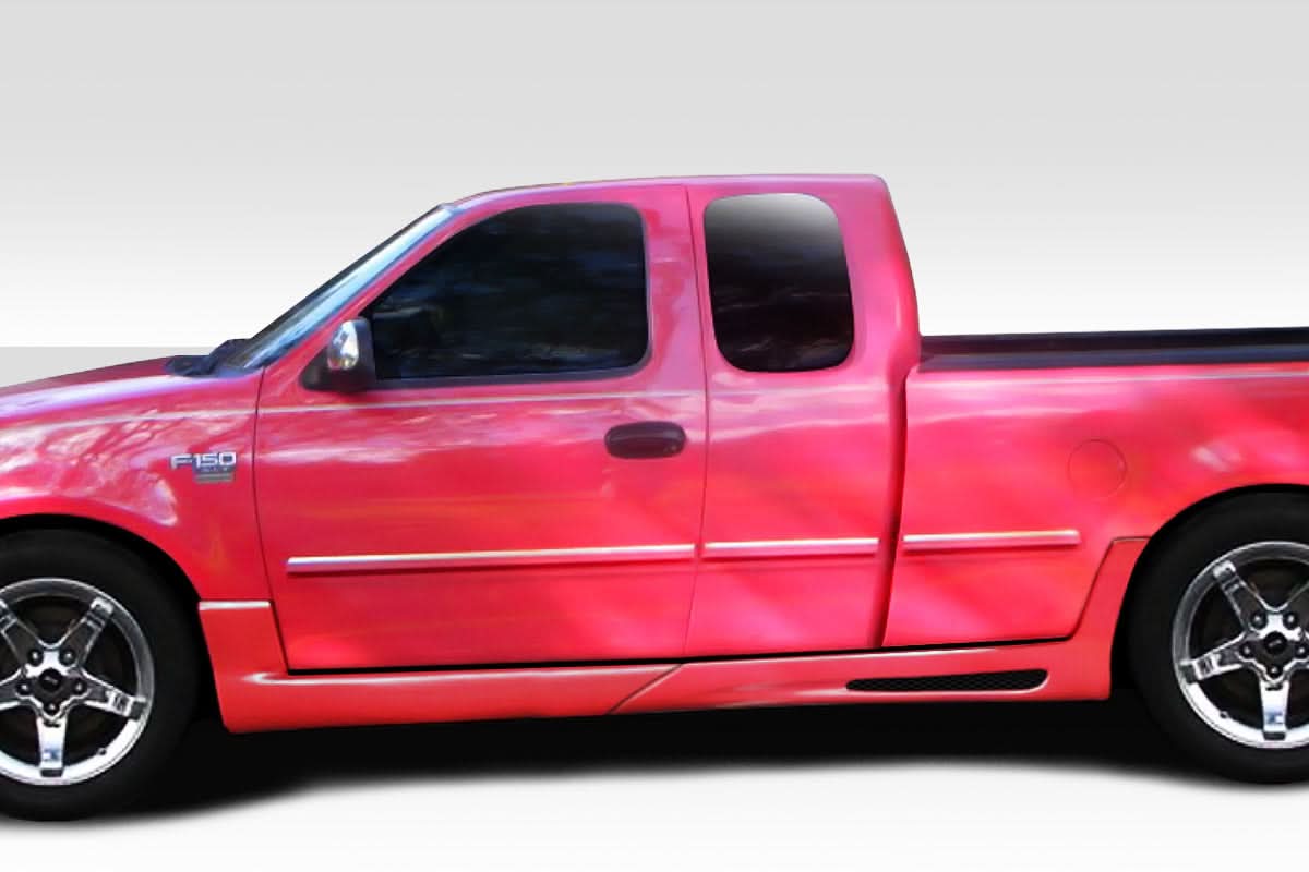 1997-2003 Ford F-150 Platinum Style Side Skirts - 4 Piece - FRP