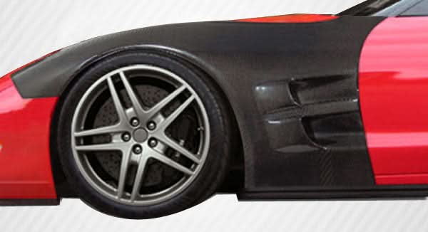 1997-2004 Chevrolet Corvette ZR Edition Style Fenders - Carbon Fiber