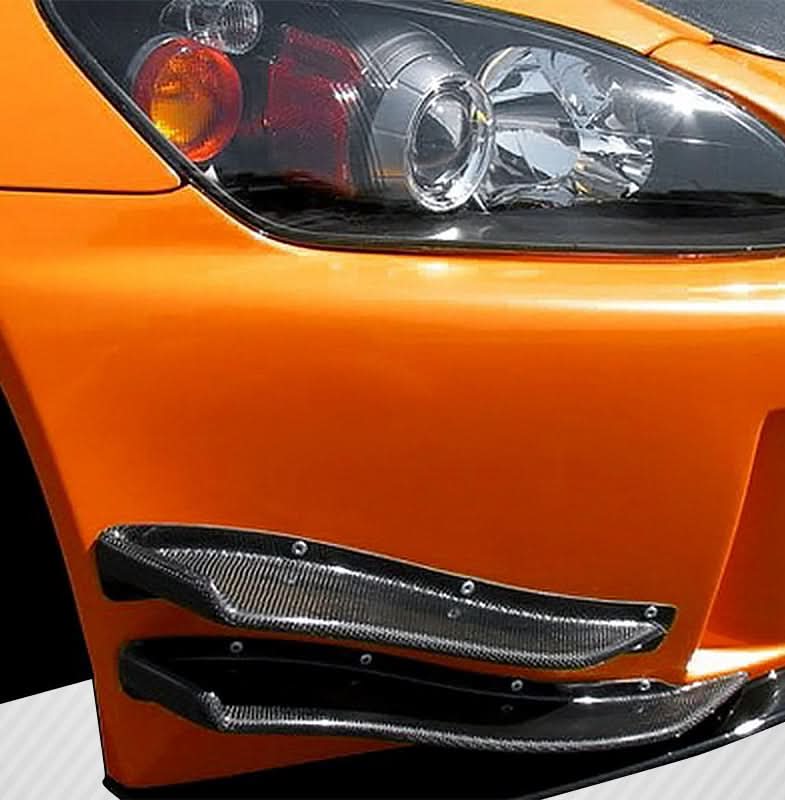 2000-2009 Honda S2000 Type JS Style Canards - 4 Pieces - Carbon Fiber