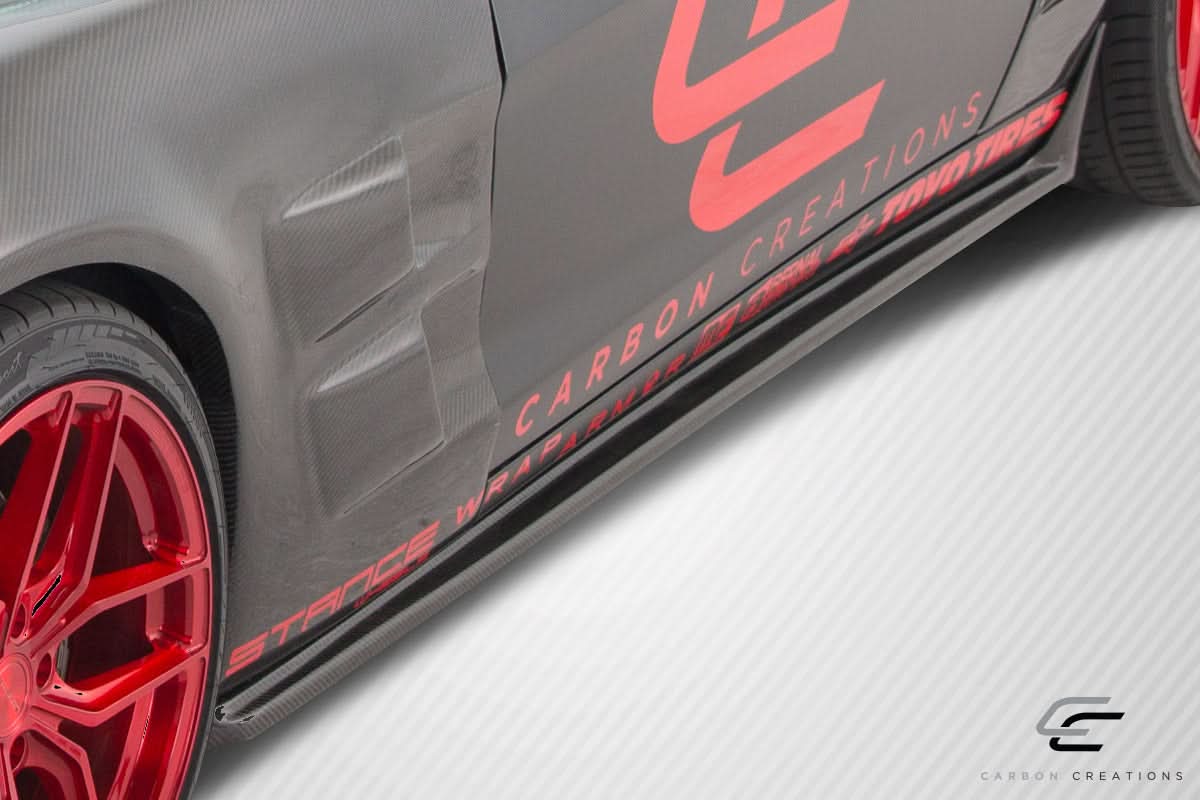 2005-2013 Chevrolet Corvette C6 ZR Edition Style Side Skirts - Carbon Fiber