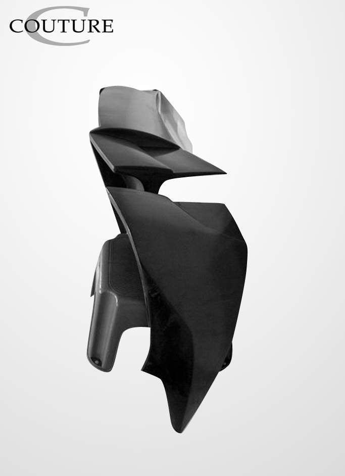 2005-2009 Ford Mustang Couture Polyurethane Demon Wing Trunk Lid Spoiler - 3 Piece