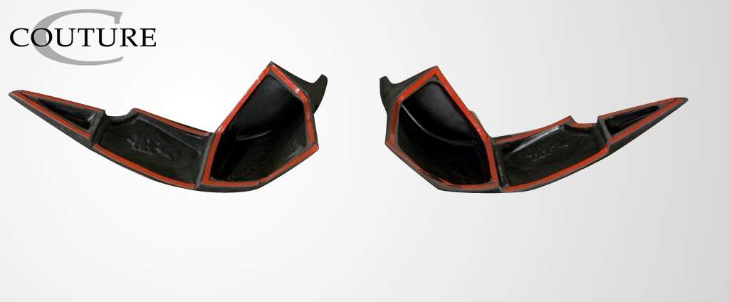 2005-2009 Ford Mustang Couture Polyurethane Demon Wing Trunk Lid Spoiler - 3 Piece