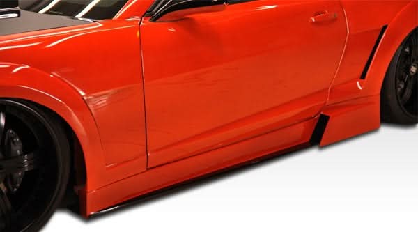 2010-2015 Chevrolet Camaro Circuit Style Wide Body Side Skirts - FRP