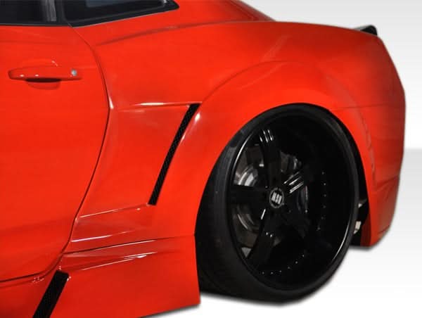 2010-2015 Chevrolet Camaro Circuit Style Wide Body Rear Fender Flares - FRP