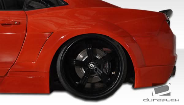 2010-2015 Chevrolet Camaro Circuit Style Wide Body Rear Fender Flares - FRP