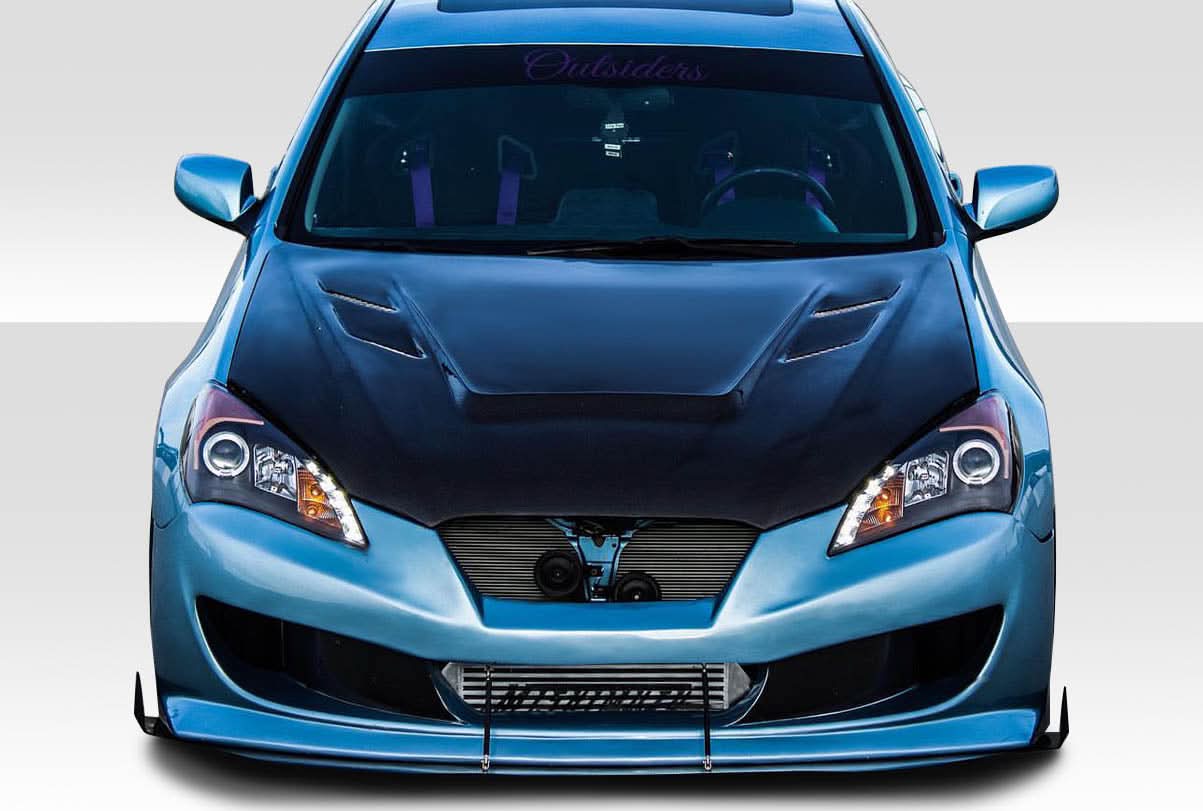 2010-2012 Hyundai Genesis Coupe Circuit Style Front Bumper - FRP