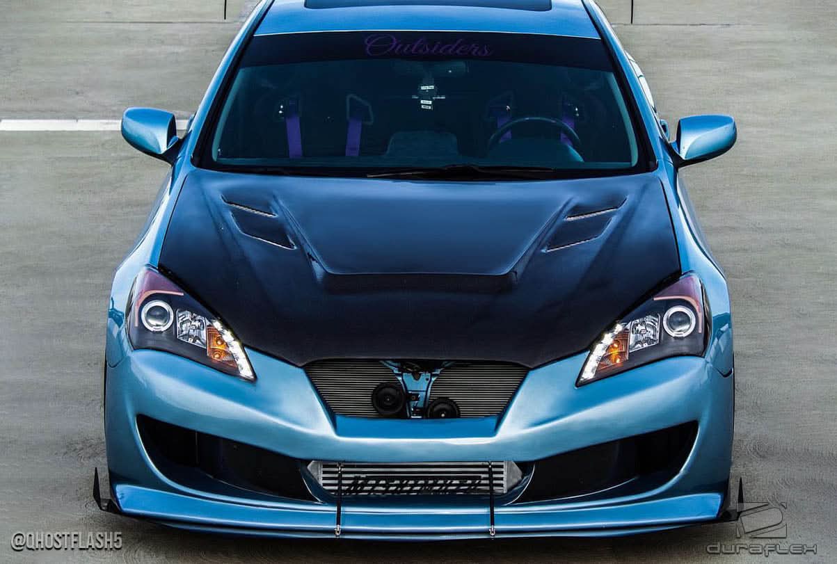 2010-2012 Hyundai Genesis Coupe Circuit Style Front Bumper - FRP