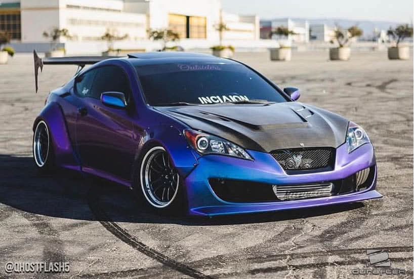 2010-2012 Hyundai Genesis Coupe Circuit Style Front Bumper - FRP