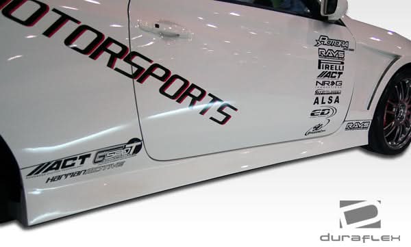 2010-2016 Hyundai Genesis Coupe Circuit Style Side Skirts - 2 Piece - FRP