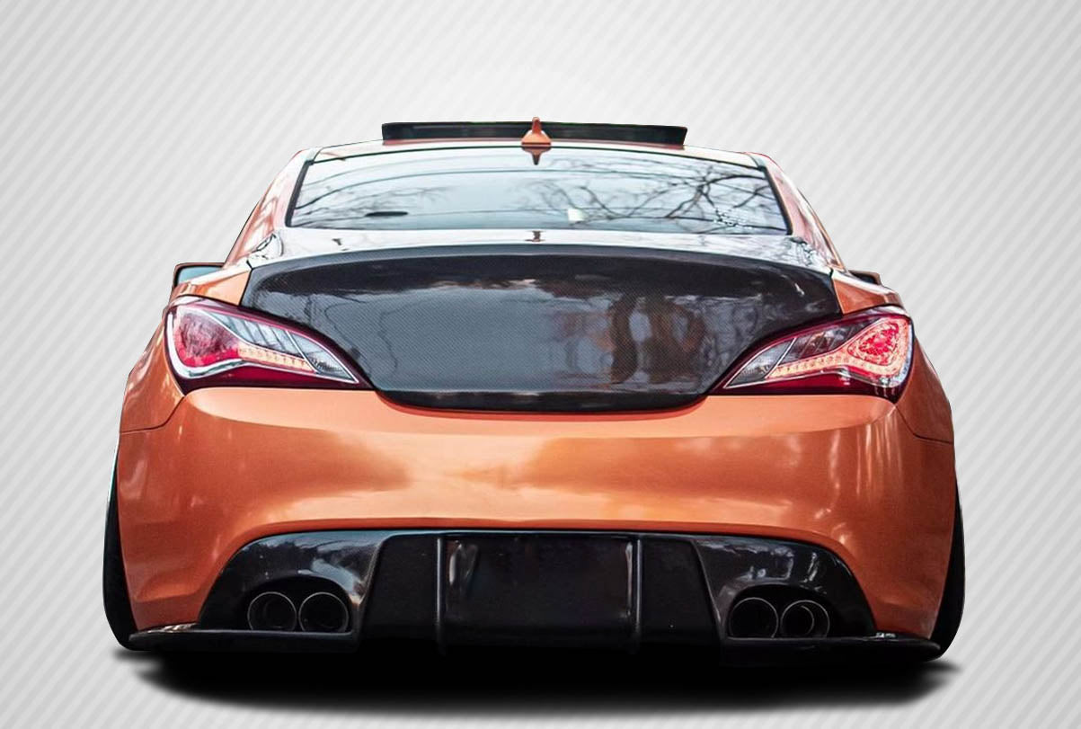 2010-2016 Hyundai Genesis Coupe OEM Look Trunk - Carbon Fiber
