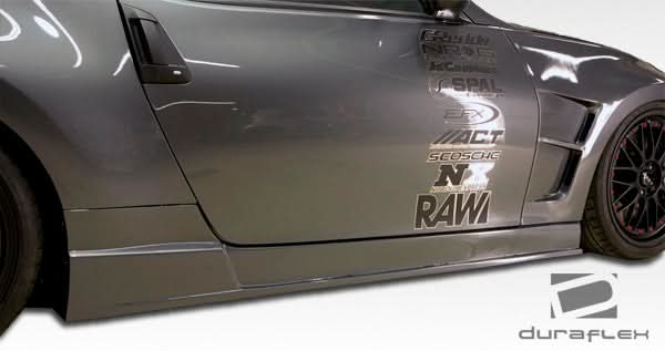 2009-2020 Nissan 370Z Circuit Style Side Skirts - 2 Piece - FRP