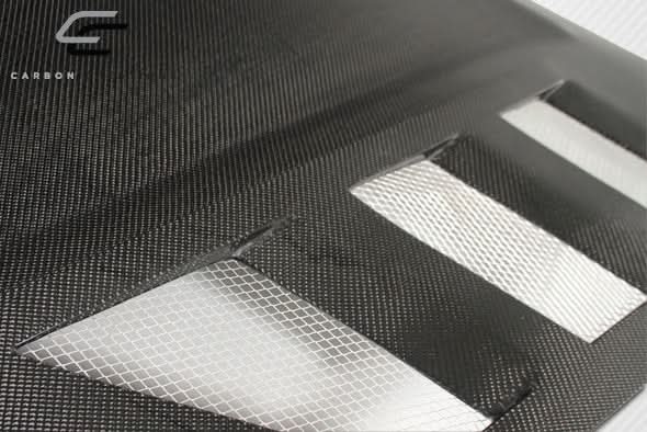 2009-2020 Nissan 370Z Circuit Style Hood - Carbon Fiber